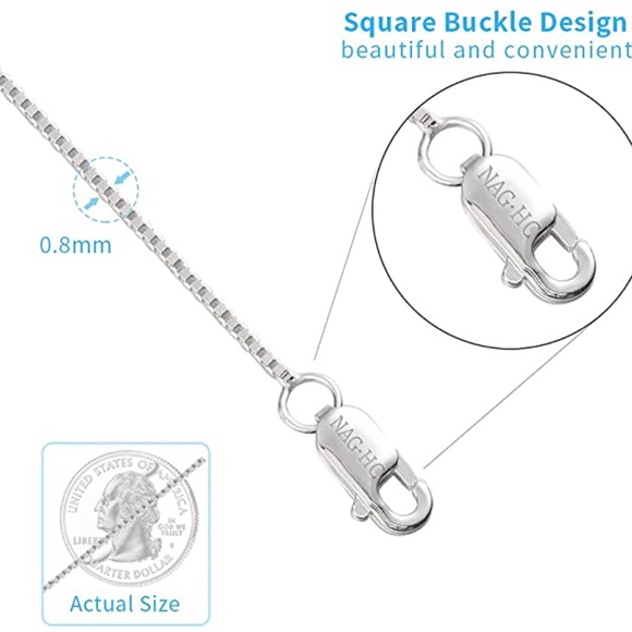 Oyster and Mohave Turquoise Pendant Necklace 18” 925 Silver - Picture 5 of 5